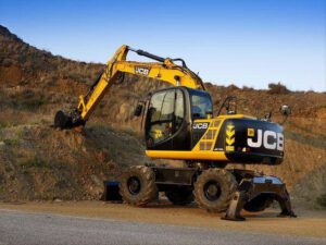 Mobilbagger JCB JS-145w - Bautechnik-Meißner