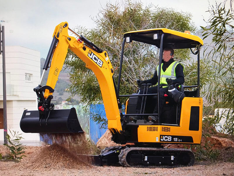 Minibagger JCB 15C1 - Bautechnik Meißner